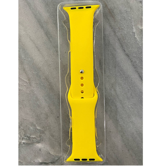 NIMITEC Women's Silicone Solid Color Apple Watch Strap 42mm - Picture 1 of 4
